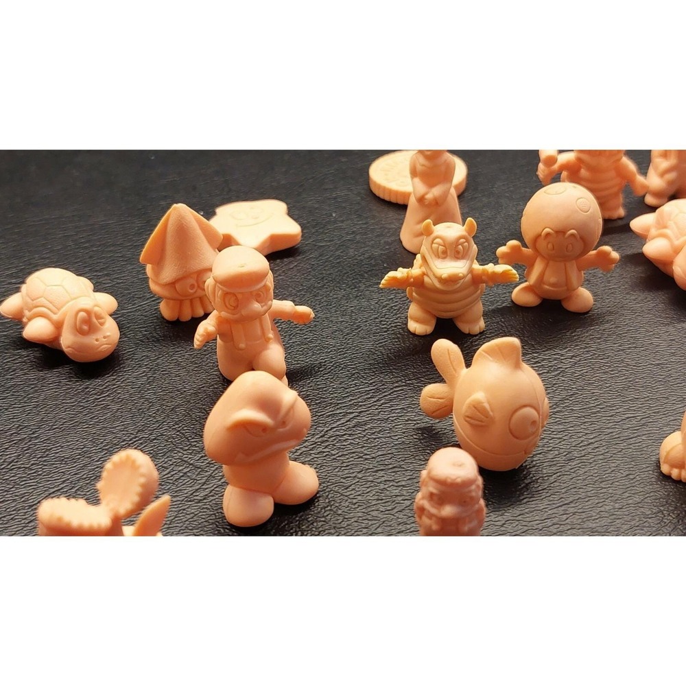 Lot of 21 Vintage Nintendo Famicom Super Mario Bros Keshi Rubber Figures Flesh - Picture 8 of 10